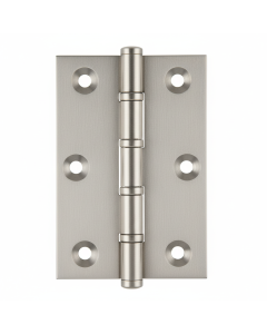 Simonswerk P1510 Ball Race Brass Butt Hinges 76.2mm x 50mm c/w Screws Satin Nickel