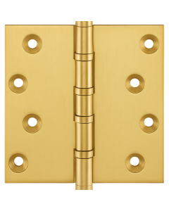 Simonswerk P1560 Ball Race Brass Butt Projection Hinges 100mm x 103mm c/w Screws Satin Brass