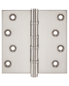 Simonswerk P1560 Ball Race Brass Butt Projection Hinges 100mm x 103mm c/w Screws Satin Chrome