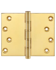 Simonswerk P1562 Ball Race Brass Butt Projection Hinges 101.6mm x 127mm c/w Screws Polished Brass