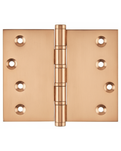 Simonswerk P1562 Ball Race Brass Butt Projection Hinges 101.6mm x 127mm c/w Screws Copper Plated