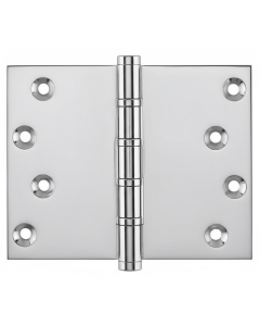 Simonswerk P1562 Ball Race Brass Butt Projection Hinges 101.6mm x 127mm c/w Screws Polished Chrome