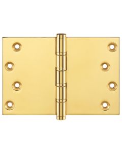 Simonswerk P1564 Ball Race Brass Butt Projection Hinges 101.6mm x 152mm c/w Screws Polished Brass