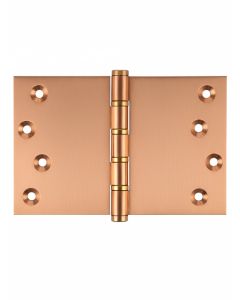 Simonswerk P1564 Ball Race Brass Butt Projection Hinges 101.6mm x 152mm c/w Screws Copper Plated