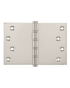Simonswerk P1564 Ball Race Brass Butt Projection Hinges 101.6mm x 152mm c/w Screws Polished Nickel