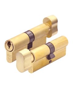 Zoo Hardware Vier P5 80mm Cylinder and Turn Keyed to Differ (Contract) Satin P5EP80CTSBE
