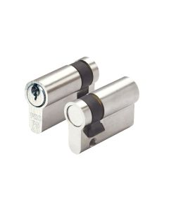 Zoo Hardware P5 45mm Euro Single Cylinder Keyed to Differ  Nickel P5EP45SNPE