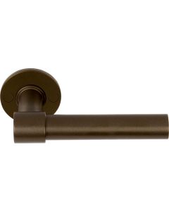 FORMANI ONE PBL20XL/50 solid double sprung door handle on rose bronze