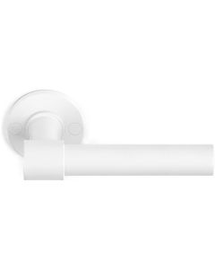 FORMANI ONE PBL20XL/50 solid double sprung door handle on rose white