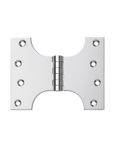 Simonswerk P0550 Unwashered Brass Parliament Hinges 101.6mm x 64mm x 102mm c/w Screws Polished Chrome