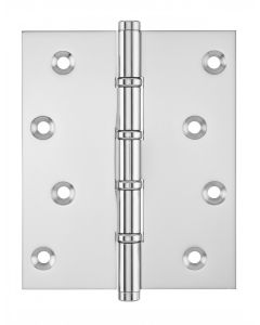 Simonswerk P1575 Ball Race Brass Butt Projection Hinges 127mm x 100mm c/w Screws Polished Chrome