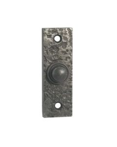 Frelan Rectangular Bell Push 78mm PEW118 Pewter