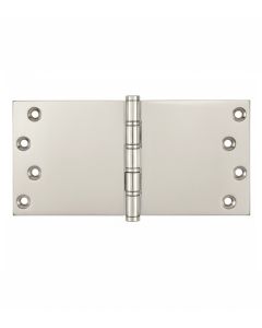 Simonswerk P1566 Ball Race Brass Butt Projection Hinges 101.6mm x 203mm c/w Screws Polished Nickel