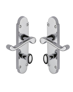 Project Hardware PR520-PC Door Handle for Bathroom Milton Design Polished Chrome finish