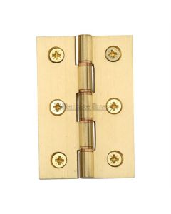 Heritage Brass PR88-400-SB Hinge Brass with Phosphor Washers 3" x 2" Satin Brass finish