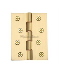 Heritage Brass PR88-410-SB Hinge Brass with Phosphor Washers 4" x 3" Satin Brass finish