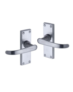Project Hardware PR910-SC Door Handle Lever Latch Avon Short Design Satin Chrome finish