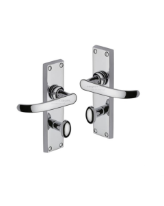 Project Hardware PR920-PC Door Handle for Bathroom Avon Design Polished Chrome finish
