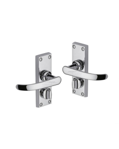 Project Hardware PR925-PC Door Handle for Privacy Set Avon Short Design Polished Chrome finish