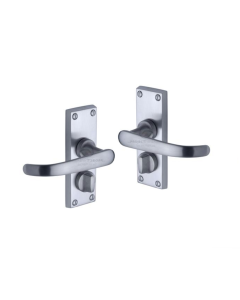 Project Hardware PR925-SC Door Handle for Privacy Set Avon Short Design Satin Chrome finish