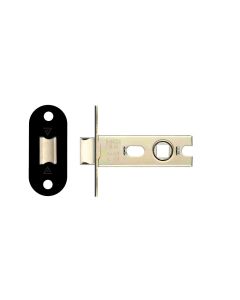 Zoo Hardware PRTL76FD-R-PCB Project Tubular Latch 76mm - UKCA/CE, Radius Forend, Powder Coat Black