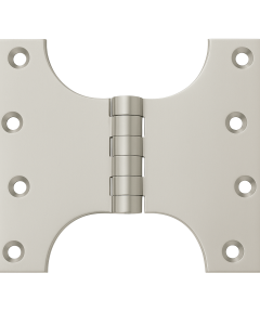 Simonswerk P0550 Unwashered Brass Parliament Hinges 101.6mm x 64mm x 102mm c/w Screws Pearl Nickel