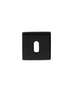 Manital QE003BLK Escutcheon - Lock Profile On Concealed Fix Square Rose (Matt Blk) Artqe Black