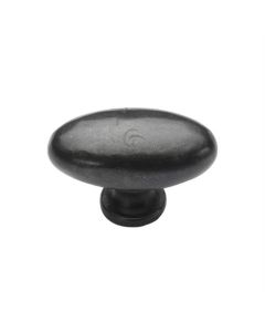 M.Marcus RDB118 38 Rustic Dark Bronze Cabinet Knob Oval Design 38mm