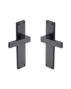 Rustic Dark Bronze Door Handle Lever Latch Cheswell Design-M.Marcus-RDB3110