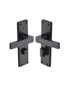 Rustic Dark Bronze Door Handle Bathroon Set Cheswell Design-M.Marcus-RDB3130