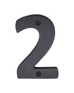 Rustic Dark Bronze Door Numeral 2 Screw Fixing 76mm (3")-M.Marcus-RDB351 2