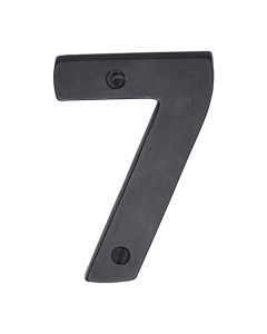 Rustic Dark Bronze Door Numeral 7 Screw Fixing 76mm (3")-M.Marcus-RDB351 7
