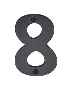 Rustic Dark Bronze Door Numeral 8 Screw Fixing 76mm (3")-M.Marcus-RDB351 8