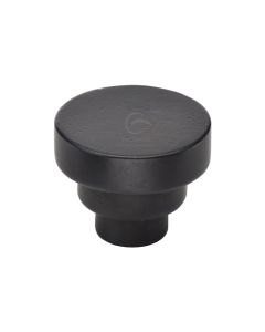 Rustic Dark Bronze Cabinet Knob Round Stepped Design 32mm-M.Marcus-RDB3624 32