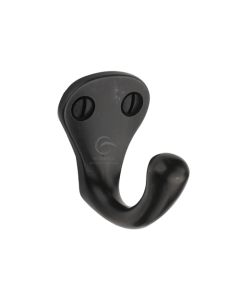 Rustic Dark Bronze Single Coat Hook -M.Marcus-RDB387