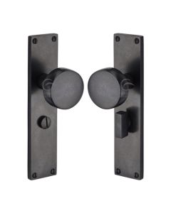 Rustic Dark Bronze Door Mortice Knob Bathroom Set Olympic Design-M.Marcus-RDB88030