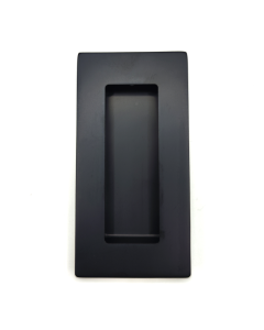 STEELWORKS RFP102MB Rectangular Flush Pull Handle 102 x 50mm - Matt Black