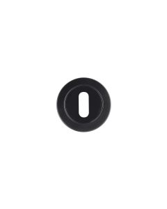 Rosso Maniglie RM002OMB Standard Profile Escutcheon 50mm dia Matt Black