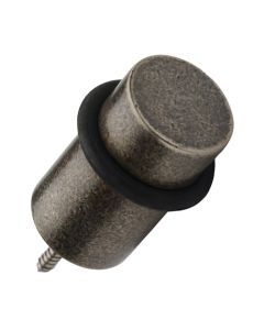 Rustic Pewter Door Stop with Rubber Stopper -M.Marcus-RPW136 50