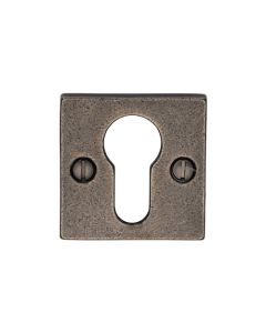 Rustic Pewter Euro Profile Cylinder Escutcheon -M.Marcus-RPW158