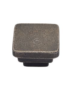 Rustic Pewter Cabinet Knob Square Design 32mm RPW3672 38