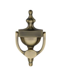 Heritage Brass Urn Knocker 7 1/4" Antique Brass