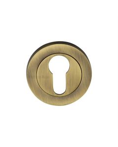 Heritage Brass RS2004-AT Euro Profile Cylinder Escutcheon Antique finish