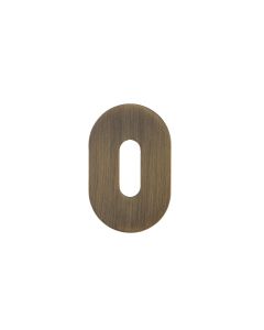 Standard Profile Escutcheons Pair-Rosso Mini-50 x 32 x 3-Antique Brass Rosso Technica-RT002-MINI-AB
