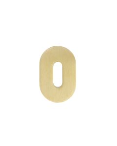 Standard Profile Escutcheons Pair-Rosso Mini-50 x 32 x 3-PVD Satin Brass-PVDSB Rosso Technica-RT002-MINI-PVDSB