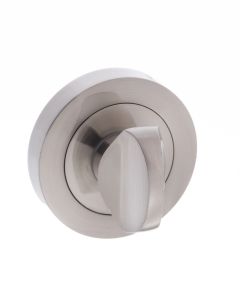STATUS WC Turn and Release on Round Rose - Satin Nickel