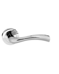 STATUS Texas Lever on Round Rose - Polished Chrome S35RPC