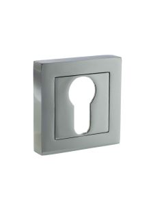 STATUS Euro Escutcheon on S4 Square Rose - Polished Chrome S4ESCESPC