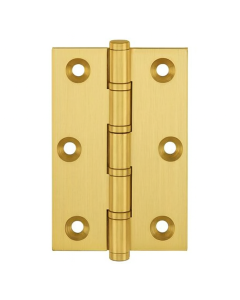 Simonswerk P1510 Ball Race Brass Butt Hinges 76.2mm x 50mm c/w Screws Satin Brass