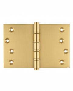 Simonswerk P1564 Ball Race Brass Butt Projection Hinges 101.6mm x 152mm c/w Screws Satin Brass
